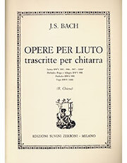 bach js opere per liuto trascritte per chitarra r chiesa photo