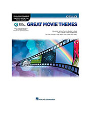 great movie themes for cello instrumental play along bk online audio photo