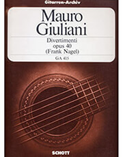 giuliani maurio divertimenti opus 40 photo