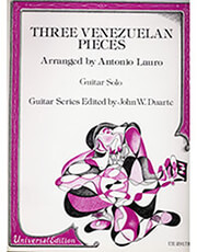 three venezuelan pieces arranged by antonio lauro photo