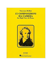 vincenzo bellini 15 composizioni da camera high voice photo