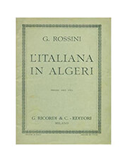 rossini die italienerin in algier schott sohne photo