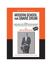 morris goldenberg modern school for snare drum photo