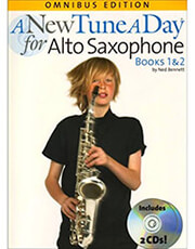 new tune a day for alto sax book 12 cd photo