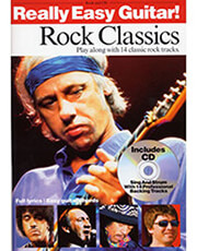 really easy guitar rock classics includes cd photo