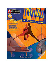 jazz play along volume 175 tango 10 favorite songs bk cd photo