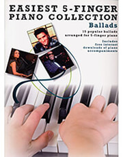 easiest 5 finger piano collection ballads photo