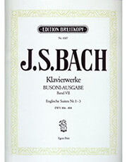 js bach klavierwerke band vii englische suiten nr 1 3 bwv 806 808 busoni ausgabe photo