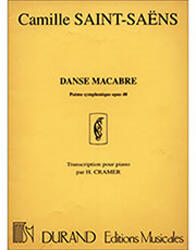 camille saint saens danse macabre poeme symphonique opus 40 transcribed for piano photo