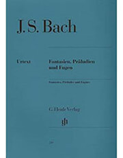 johann sebastian bach fantasies preludes and fugues ekdoseis henle verlag urtext photo