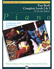 alfred s basic piano library fun book complete level 2 3 photo