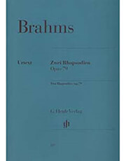 johannes brahms 2 rhapsodies op 79 ekdoseis henle verlag urtext photo