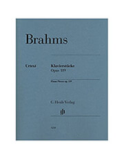 johannes brahms piano pieces op 119 photo