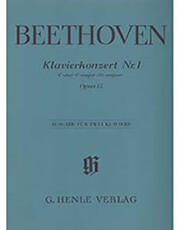 ludwig van beethoven concerto for piano and orchestra no1 c major ekdoseis henle verlag urtext photo