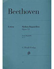 ludwig van beethoven 7 bagatelles op 33 ekdoseis henle verlag urtext photo