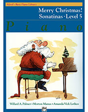 alfred s basic piano library merry christmassonatinas level 5 photo