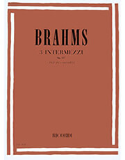 johannes brahms 3 intermezzi op 117 per pianoforte ekdoseis ricordi photo