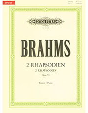 johannes brahms 2 rhapsodien opus 79 ekdoseis peters photo