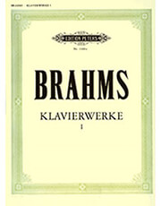 johannes brahms klavierwerke i ekdoseis peters photo