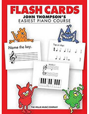 thompson s easiest piano course flash cards photo