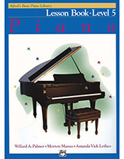 alfred s basic piano library lesson book level 5 photo