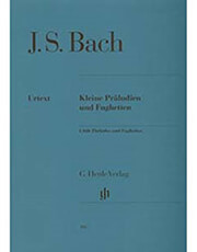 bach js klein praludien und fughetten ekdoseis henle verlag urtext photo