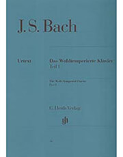 bach js das wohltemperierte no1 ekdoseis henle verlag urtext photo