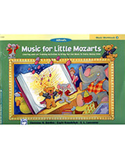 alfred s music for little mozarts music workbook 2 photo