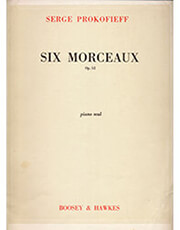 serge prokofieff six morceaux op 52 ekdoseis boosey hawkes photo