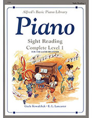 alfred s basic piano library sight reading complete level 1 photo