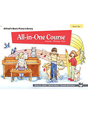 alfred s basic piano library all in one course book 1 photo