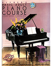 alfred s basic adult piano course lesson book level 1 cd photo