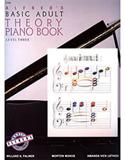 alfred s basic adult theory piano book 3 photo