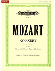 wamozart konzert c dur klavier und orchester urtext ekdoseis peters photo