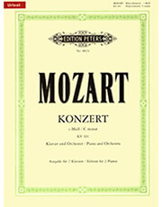 wamozart konzert c moll kv 491 klavier und orchester urtext ekdoseis peters photo