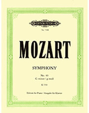 wamozart symphony no 40 g moll k 550 ekdoseis peters photo