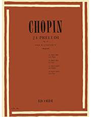 frederic chopin 24 preludi op 28 per pianoforte ekdoseis ricordi photo