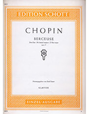 frederic chopin berceuse in db flat opus 57 ekdoseis schott photo