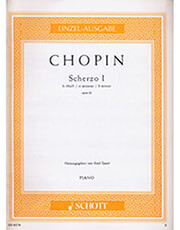 frederic chopin scherzo i in b minor opus 20 ekdoseis schott photo