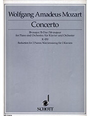 wa mozart concerto for piano and orchestra kv 450 ekdoseis schott photo