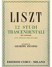 franz liszt 12 studi trascendenti per pianoforte ekdoseis curci photo