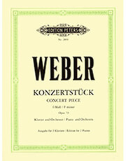 carl maria von weber konzertstuck f moll opus 79 klavier und orchester ekdoseis peters photo