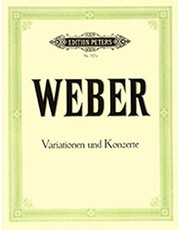 carl maria von weber variationen und konzerte ekdoseis peters photo