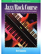 alfred s basic piano library jazz rock course level 1 photo