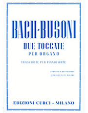 bach busoni due toccate per organo trascritte per pianoforte ekdoseis curci photo