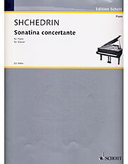 rodion shchedrin sonatina concertante ekdoseis schott photo