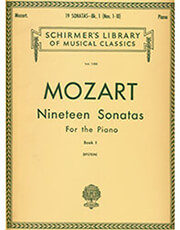 w a mozart nineteen sonatas book i ekdoseis schirmer photo