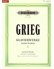 edvard grieg klavierwerke i lyrische stucke ekdoseis peters photo