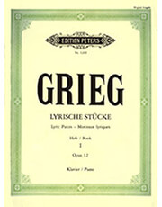 edvard grieg lyrische stucke heft i opus 12 klavier ekdoseis peters photo