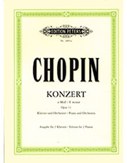 frederic chopin konzert e moll opus 11 klavier und orchester ausgabe fur 2 klaviere photo